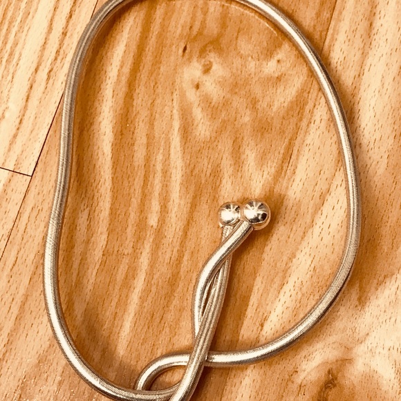 1 of a kind Flexible Sterling Silver Collar. - Picture 5 of 7